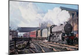 A 'Thompson' B1 Class Moving Empty Stock on a Cold February Morning, 1998-David Nolan-Mounted Giclee Print