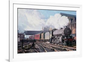 A 'Thompson' B1 Class Moving Empty Stock on a Cold February Morning, 1998-David Nolan-Framed Giclee Print