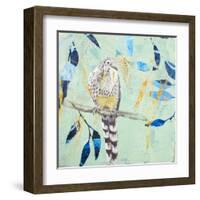 A Thoughtful Wattlebird-Trudy Rice-Framed Art Print