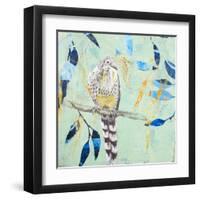 A Thoughtful Wattlebird-Trudy Rice-Framed Art Print