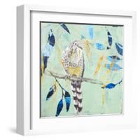 A Thoughtful Wattlebird-Trudy Rice-Framed Art Print