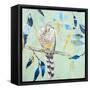 A Thoughtful Wattlebird-Trudy Rice-Framed Stretched Canvas