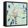 A Thoughtful Wattlebird-Trudy Rice-Framed Stretched Canvas
