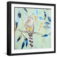 A Thoughtful Wattlebird-Trudy Rice-Framed Art Print