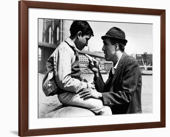 A Thousand Clowns, Barry Gordon, Jason Robards, Jr., 1965-null-Framed Photo