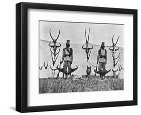 A Three Weeks' Shoot on the Guaso Nyiro, from 'Big Game Shooting on the Equator', 1908-Francis Arthur Dickinson-Framed Premium Giclee Print