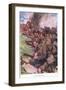 A Thrilling Charge-Cyrus Cuneo-Framed Giclee Print