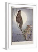 'A Thrush Sang it to Me', from Brownies and Other Tales by Julia Hortia Ewing, Woodward, Alice B…-null-Framed Giclee Print