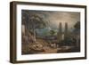 A Thunder Storm, 1817-1818 (Pencil, W/C & Gouache on Paper)-John Varley-Framed Giclee Print