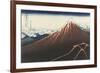 A Thunderstorm Below The Summit, c.1830-Katsushika Hokusai-Framed Giclee Print