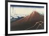 A Thunderstorm Below The Summit, c.1830-Katsushika Hokusai-Framed Giclee Print