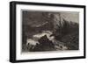 A Thunderstorm in the Bavarian Mountains-August Albert Zimmermann-Framed Giclee Print