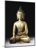 A Tibetan Bronze Figure of Buddha Sakyamuni, Late 13th Century-null-Mounted Giclee Print