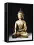 A Tibetan Bronze Figure of Buddha Sakyamuni, Late 13th Century-null-Framed Stretched Canvas