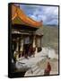 A Tibetan Nunnery at Garze, Sichuan Province, China-Occidor Ltd-Framed Stretched Canvas