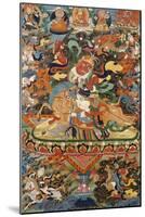 A Tibetan Thang.ka Depicting Shri Devi Seated Astride Her Mule, circa 1900-null-Mounted Giclee Print