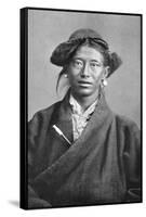 A Tibetan Woman, C1910-null-Framed Stretched Canvas