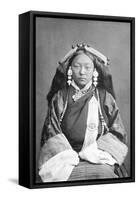 A Tibetan Woman, C1910-null-Framed Stretched Canvas