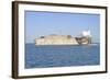 A Tif-25K Aerostat Tethered on the Stern of High-Speed Vessel Swift-null-Framed Photographic Print