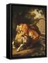 A Tiger Attacking a Bull, 1785-Johan Wenzel Peter-Framed Stretched Canvas