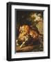 A Tiger Attacking a Bull, 1785-Johan Wenzel Peter-Framed Giclee Print