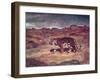 A Tiger Hunting His Prey (W/C on Paper)-Antoine Louis Barye-Framed Giclee Print