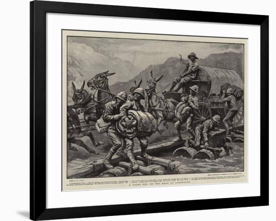 A Tight Fit, on the Road to Lydenburg-William T. Maud-Framed Giclee Print