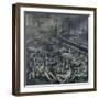 A Tilbury Shelter Scene-Henry Moore-Framed Giclee Print