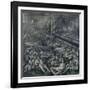 A Tilbury Shelter Scene-Henry Moore-Framed Giclee Print