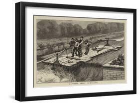 A Timber Shoot at Bavaria-null-Framed Giclee Print