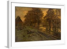 A Timberyard on the Wey, Guildford-Edwin Edwards-Framed Giclee Print