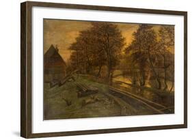 A Timberyard on the Wey, Guildford-Edwin Edwards-Framed Giclee Print