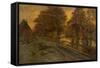 A Timberyard on the Wey, Guildford-Edwin Edwards-Framed Stretched Canvas