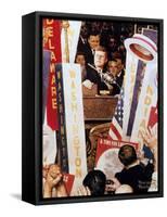A Time for Greatness-Norman Rockwell-Framed Stretched Canvas
