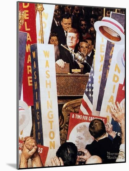 A Time for Greatness-Norman Rockwell-Mounted Giclee Print