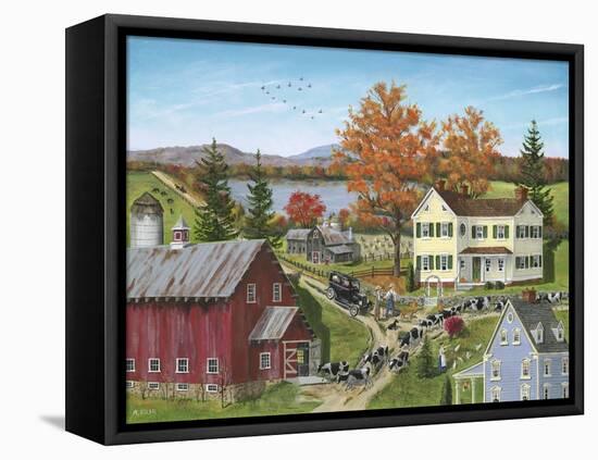 A Time to Talk-Bob Fair-Framed Stretched Canvas