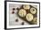 A Tin Filled with Small Fresh Cherry Pies Ready to Go into the Oven-Cynthia Classen-Framed Photographic Print