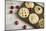 A Tin Filled with Small Fresh Cherry Pies Ready to Go into the Oven-Cynthia Classen-Mounted Photographic Print