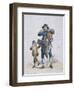 A Tinker and a Child, Provincial Characters, 1804-William Henry Pyne-Framed Giclee Print