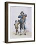 A Tinker and a Child, Provincial Characters, 1804-William Henry Pyne-Framed Giclee Print