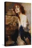 A Titian Beauty-Leopold Schmutzler-Stretched Canvas