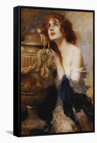 A Titian Beauty-Leopold Schmutzler-Framed Stretched Canvas