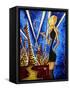 A Toast To The Little Black Dress-Megan Aroon Duncanson-Framed Stretched Canvas