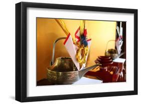 A Toast with Sake-Ryuji Adachi-Framed Art Print