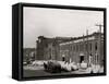 A Tobacco Warehouse, Louisville, Ky.-null-Framed Stretched Canvas