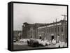 A Tobacco Warehouse, Louisville, Ky.-null-Framed Stretched Canvas