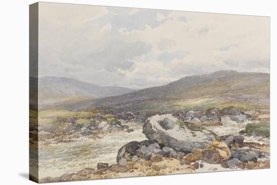 A Tolmen on the Teign , C.1895-96-Frederick John Widgery-Stretched Canvas