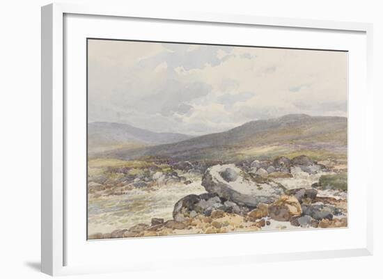 A Tolmen on the Teign , C.1895-96-Frederick John Widgery-Framed Giclee Print