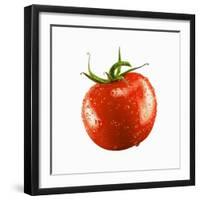 A Tomato with Drops of Water-Michael Löffler-Framed Photographic Print