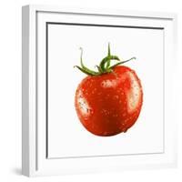 A Tomato with Drops of Water-Michael Löffler-Framed Photographic Print